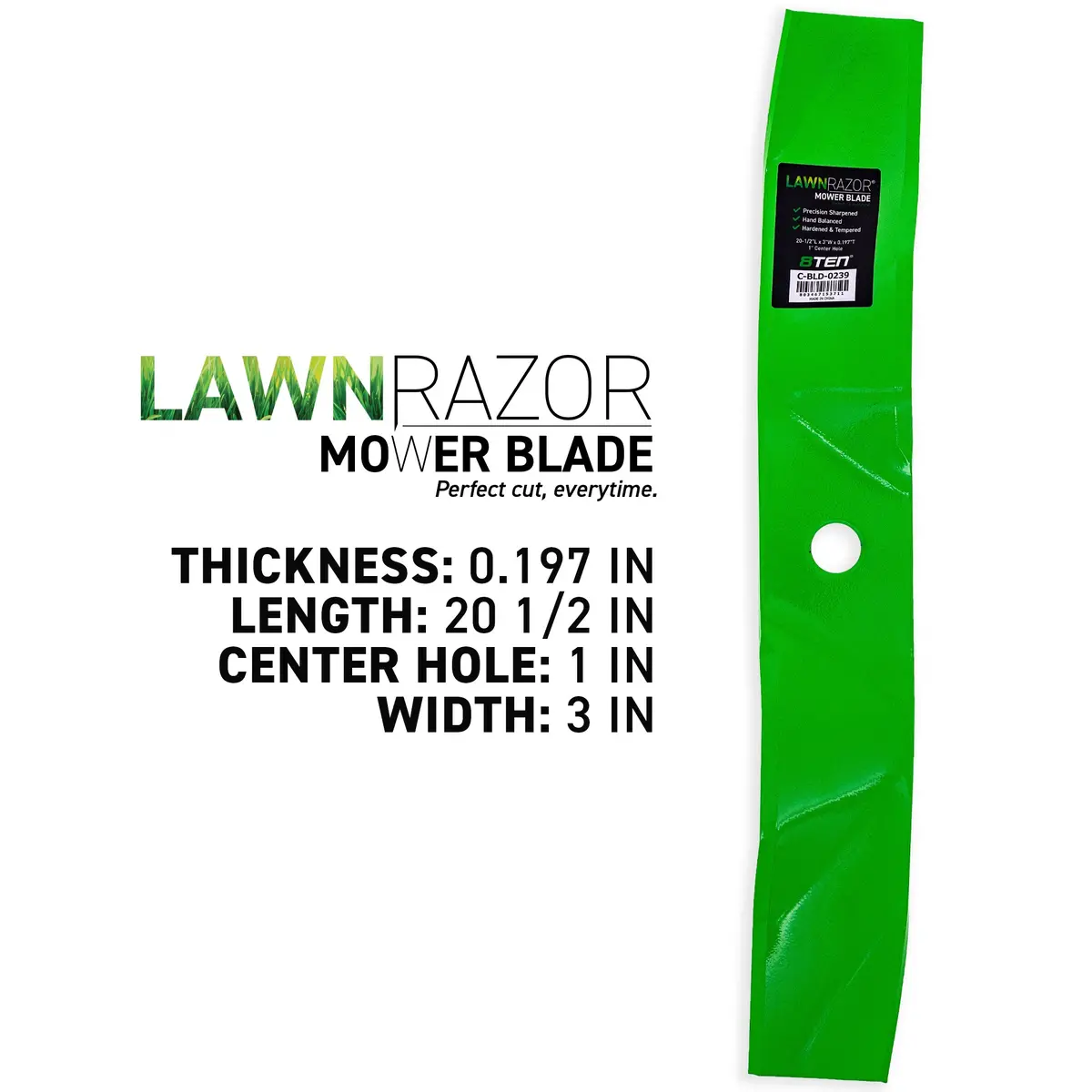 Lawnrazor Mulching Blade For Exmark 103-6393 103-6393-S | 3-Pack 2