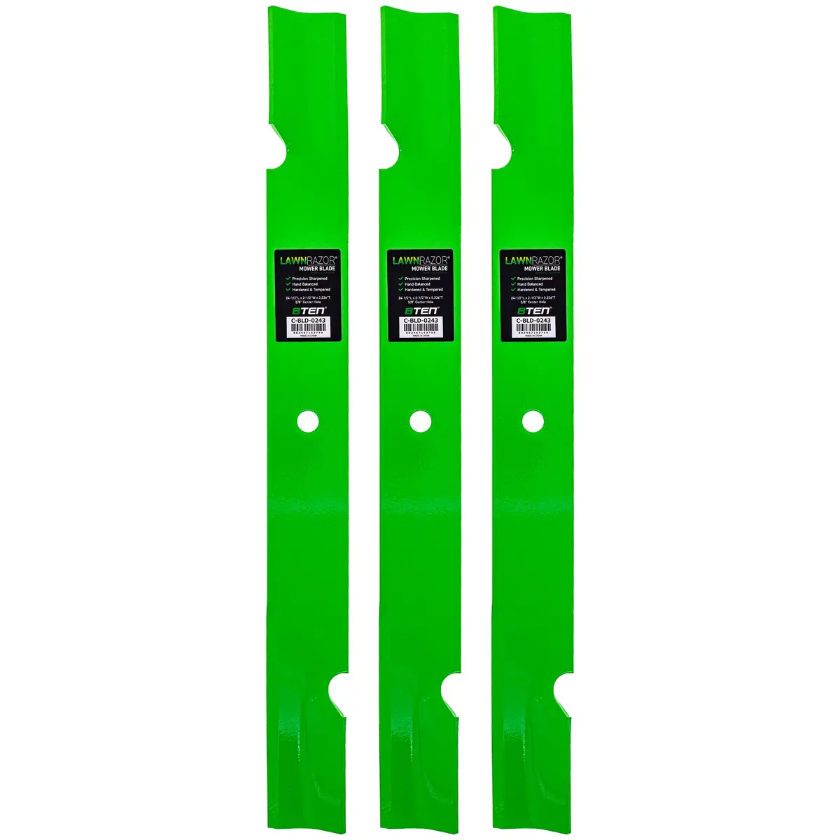 Lawnrazor Notched High Lift Blade For Scag Toro 482882 105-7784-03 105-7784 482949 | 3-Pack 1