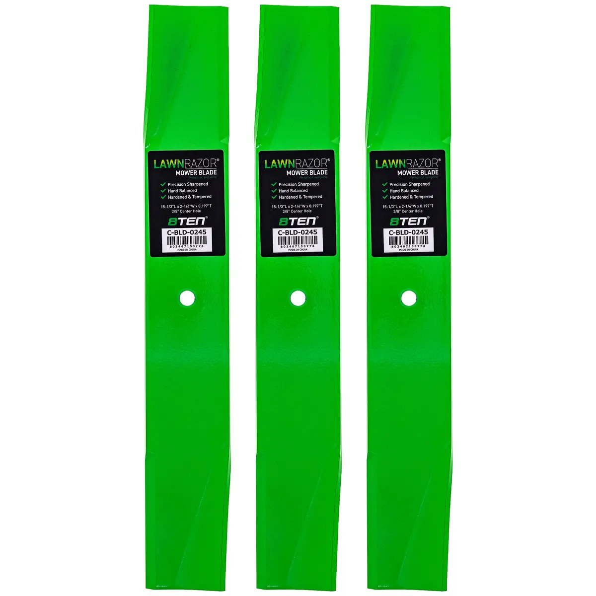 Lawnrazor Medium Lift Blade For Roper Ayp Poulan Pro 122265X 106635X 25034 532025034 25034R | 1-Pack 1