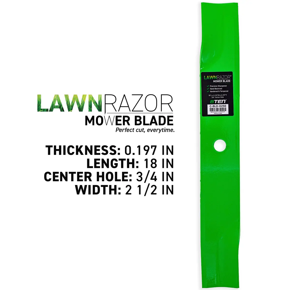Lawnrazor High Lift Blade For Cub Cadet 01010168 01010168-0637 | 3-Pack 2