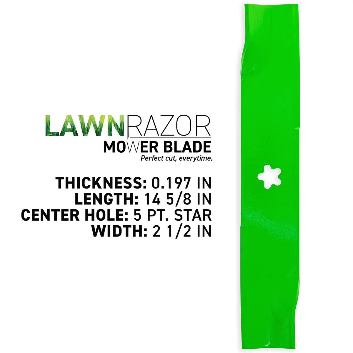 Lawnrazor High Lift Blade For Husqvarna 539112078 | 3-Pack 2