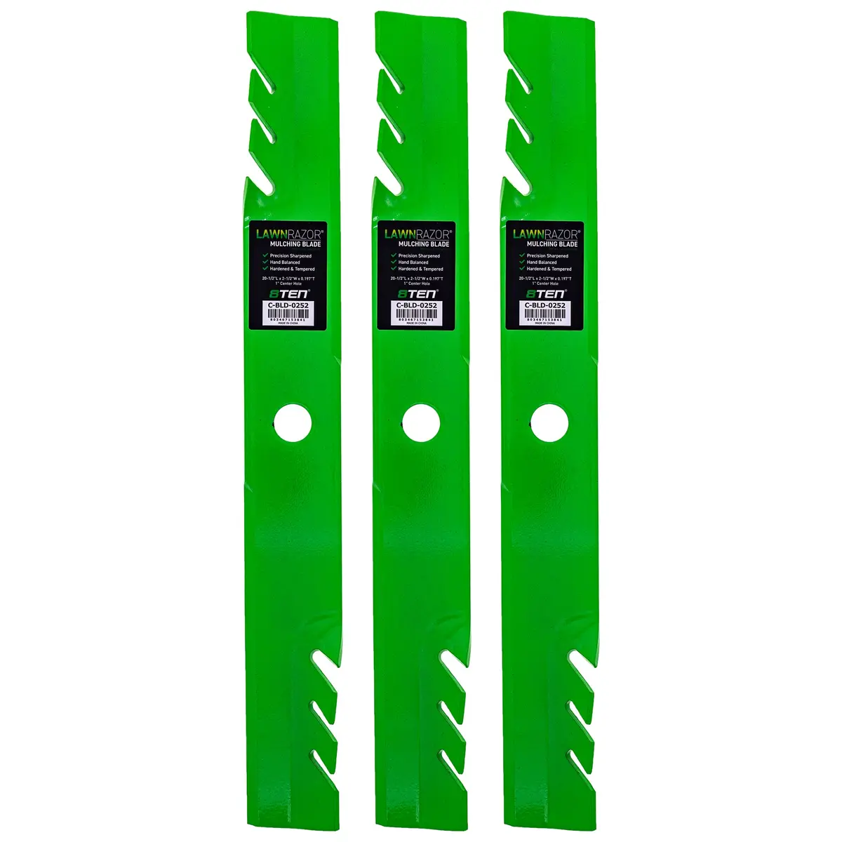 Lawnrazor Toothed Blade For Exmark 103-6398 116-5174-S 103-6398-S | 3-Pack 1