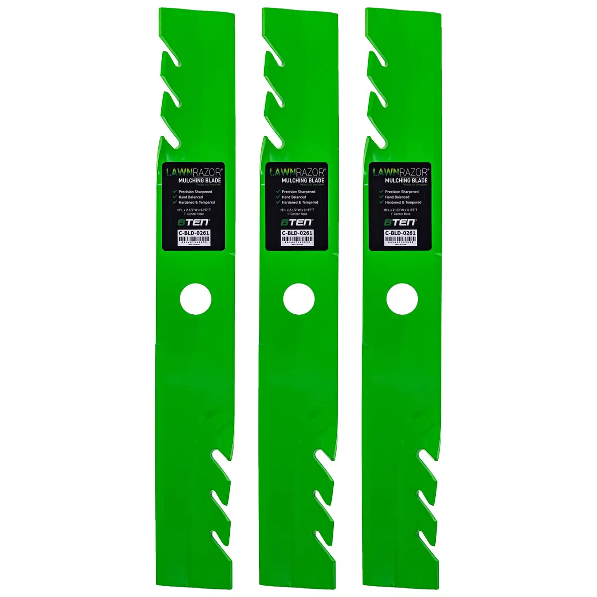 Lawnrazor Toothed Blade For Exmark Husqvarna 103-6397 103-6397-S 116-5175 116-5175-S | 1-Pack 1