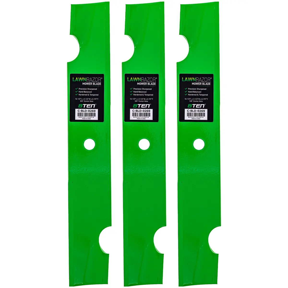 Lawnrazor Blade Bad Boy Magnum 48 Inch Deck 038-4826-00 Notched High Lift 3 Pack 1