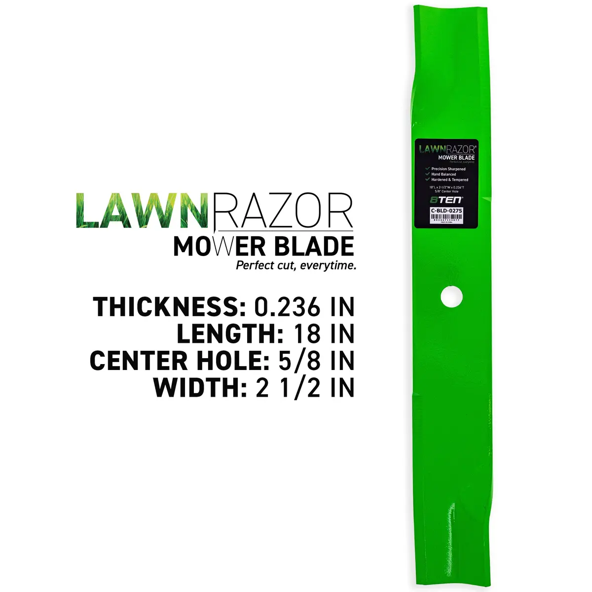 Lawnrazor Medium Lift Blade For Toro 105-7794-03 783753 | 3-Pack 2