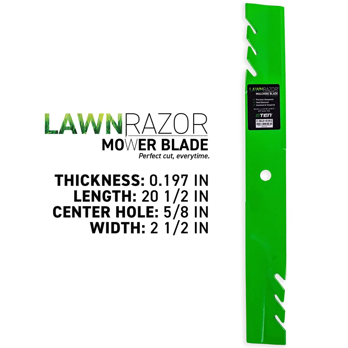 Lawnrazor Toothed Blade For Exmark 116-5173-S 103-6338-S 794230 103-6338 | 3-Pack 2