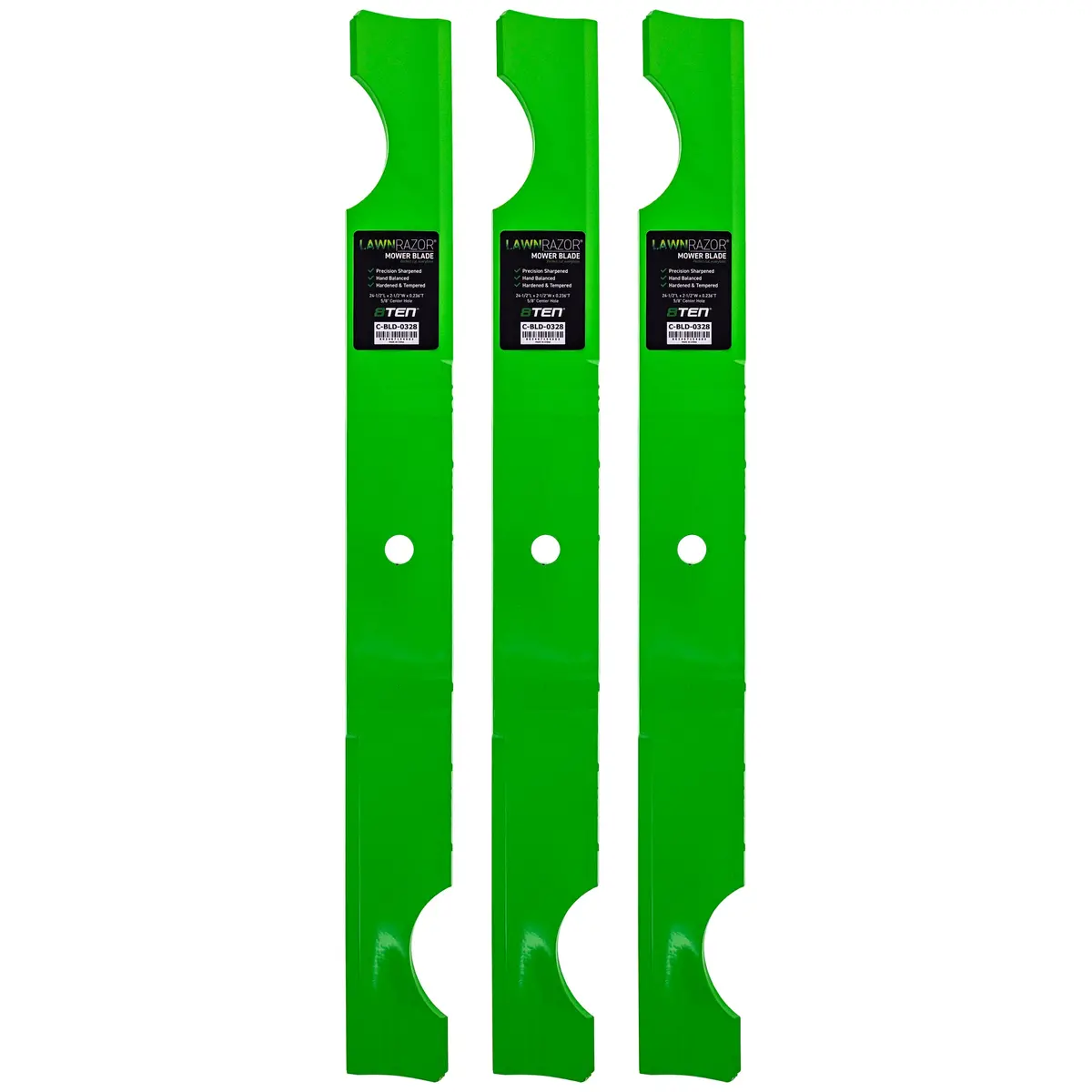 Lawnrazor Notched High Lift Blade For Gravely 04774600 | 3-Pack 1
