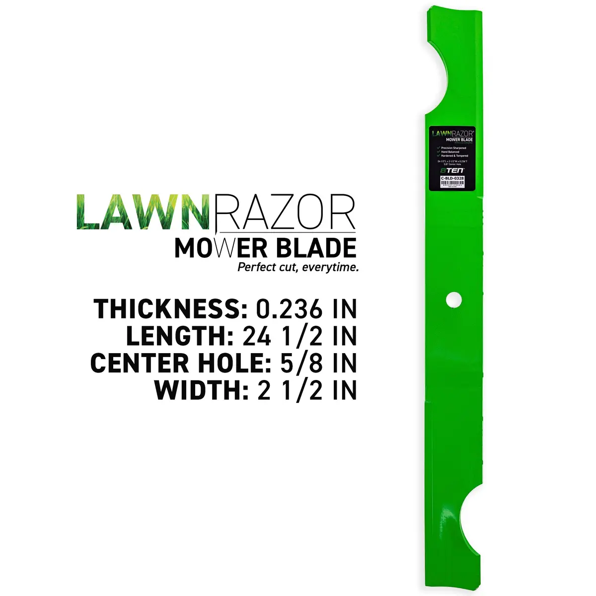 Lawnrazor Notched High Lift Blade For Gravely 04774600 | 3-Pack 2
