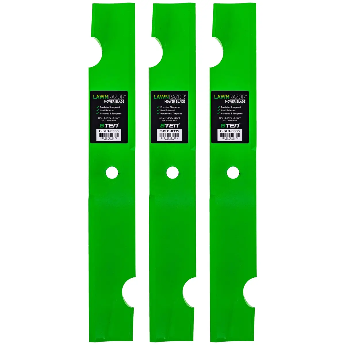 Lawnrazor Blade For Bad Boy Pup And Lightning 038-3010 52 Inch High Lift 3 Pack 1