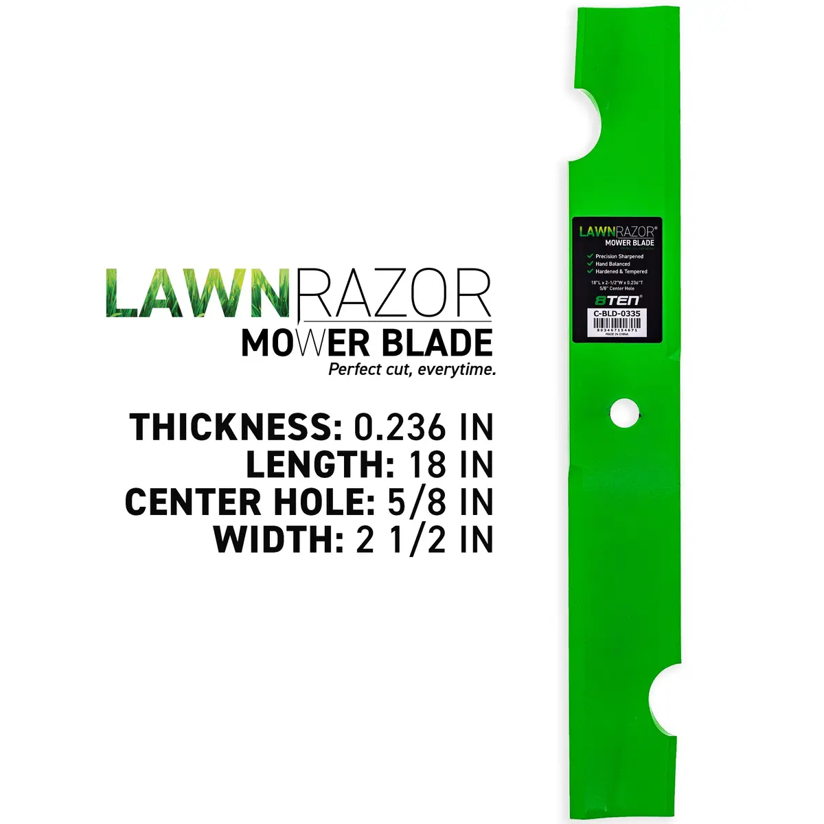 Lawnrazor Blade For Bad Boy Pup And Lightning 038-3010 52 Inch High Lift 3 Pack 2