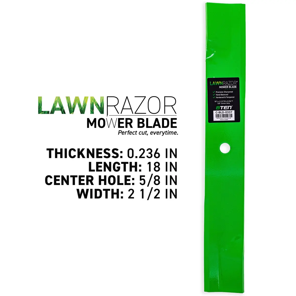 Lawnrazor Low Lift Blade For Exmark Toro 103-2508 103-6580 1-633485 103-6580-S 105-7795-03 E633485 | 2-Pack 2