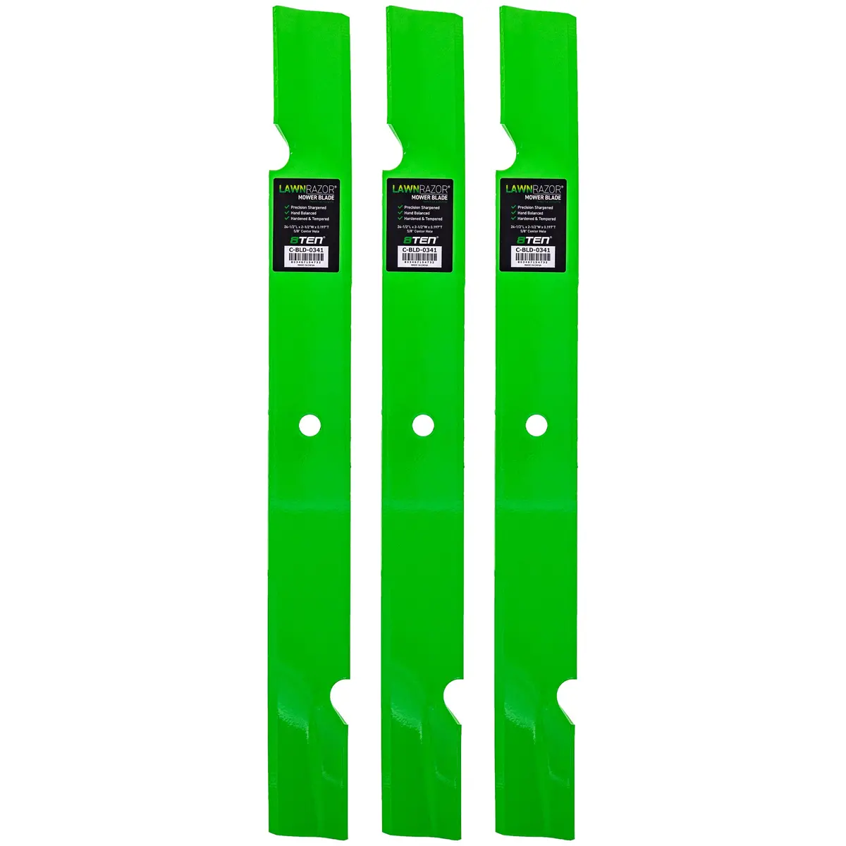 Lawnrazor Notched High Lift Blade For Scag 482880 | 3-Pack 1
