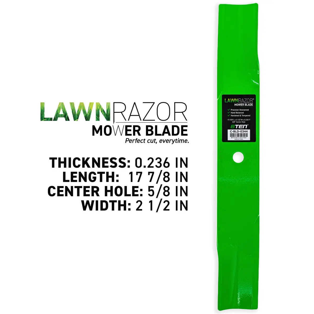 Lawnrazor High Lift Blade For Scag 482596 | 3-Pack 2