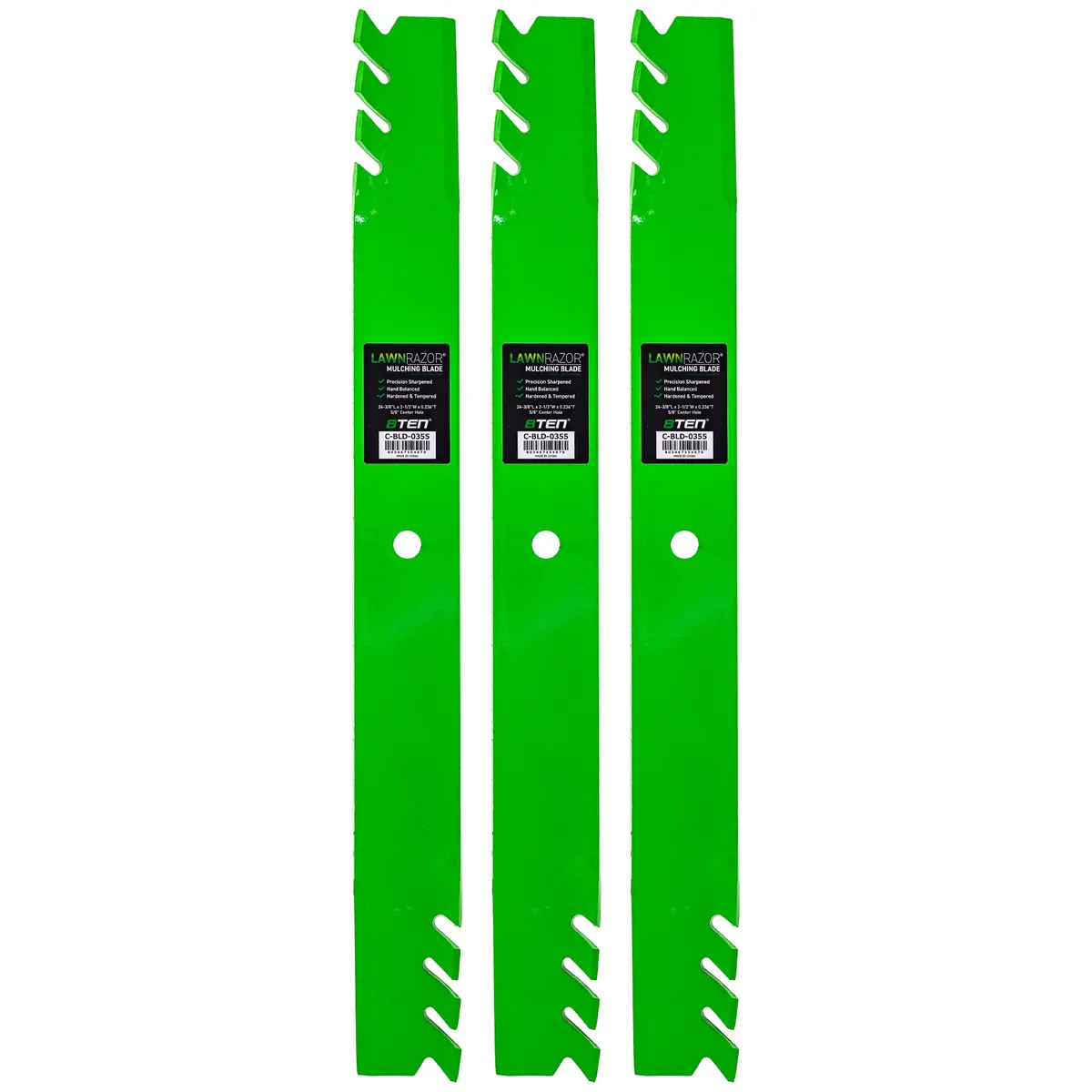 Lawnrazor Toothed Blade For Toro 105-7719-03 | 3-Pack 1
