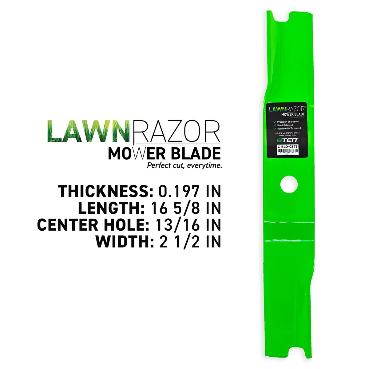 Lawnrazor Medium Lift Blade For John Deere M111522 Am115442 | 3-Pack 2