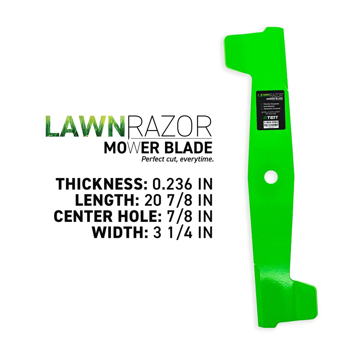 Lawnrazor Low Lift Blade For John Deere M133381 | 3-Pack 2