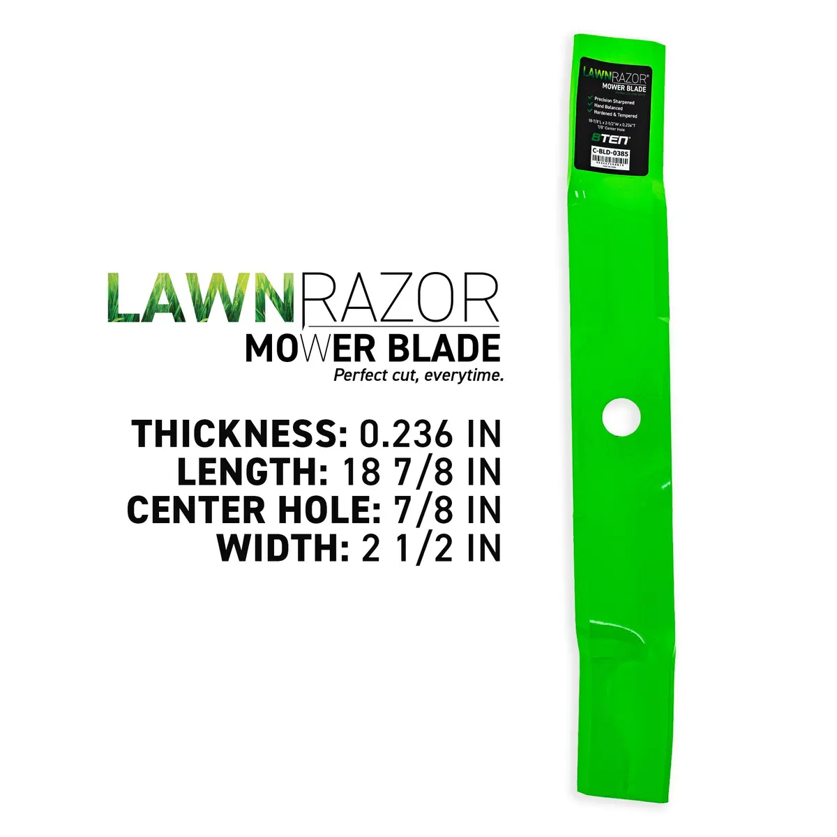 Lawnrazor Mulching Blade For John Deere M135334 | 3-Pack 2
