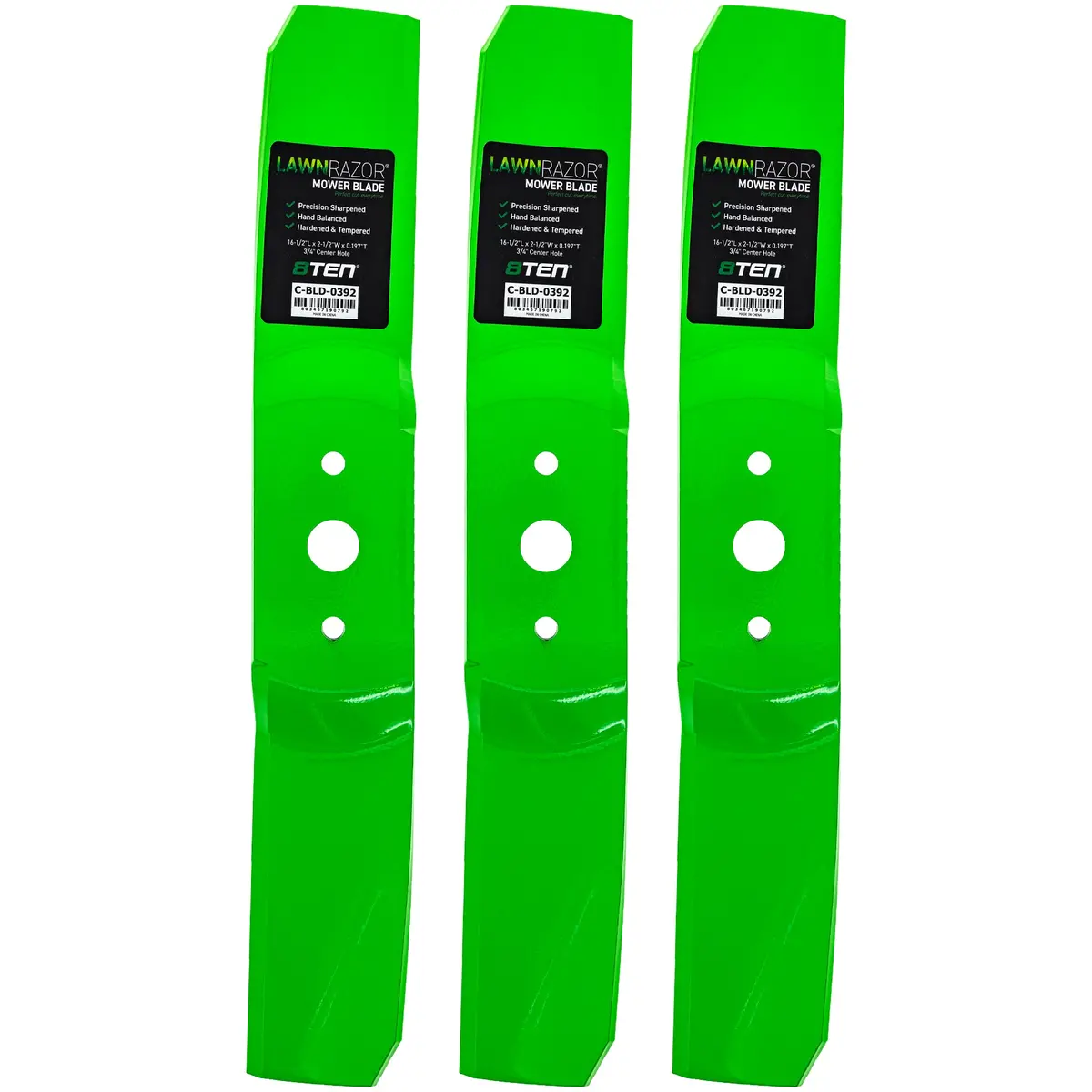 Lawnrazor High Lift Blade For Cub Cadet White Outdoor 759-3826 759-3825 742P3025 742P3019 742-3025 | 3-Pack 1