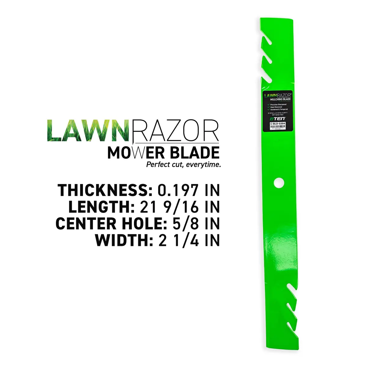 Lawnrazor Toothed Blade For Toro 96-362 106-8744-03 | 2-Pack 2