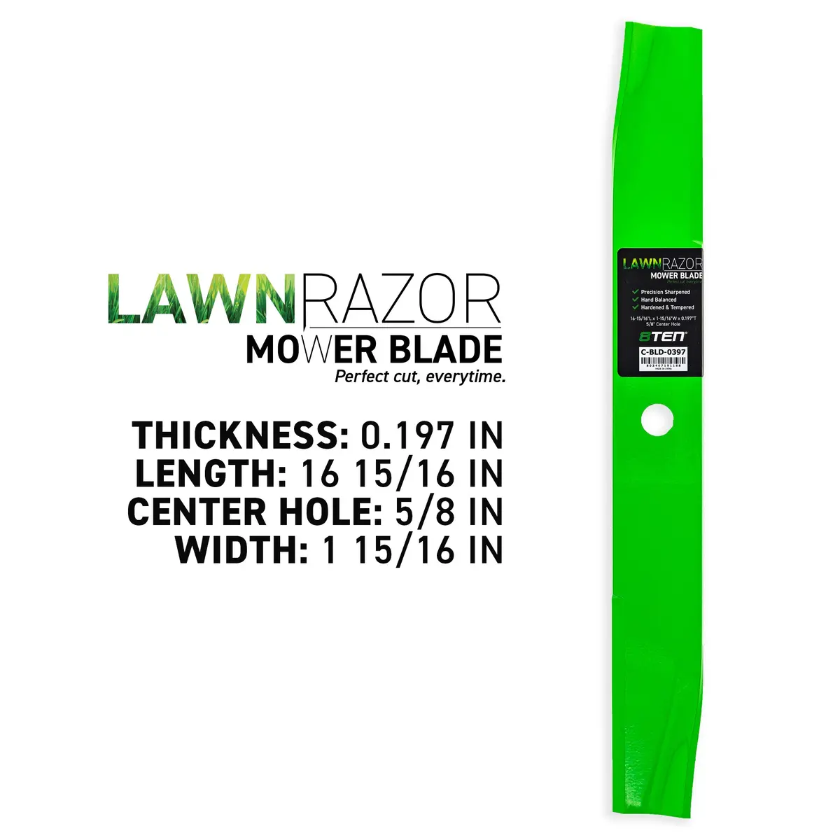 Lawnrazor High Lift Blade For Murray 042124 08816600 038883 091871E701 97-119 97-024 742-025019-4046 | 2-Pack 2