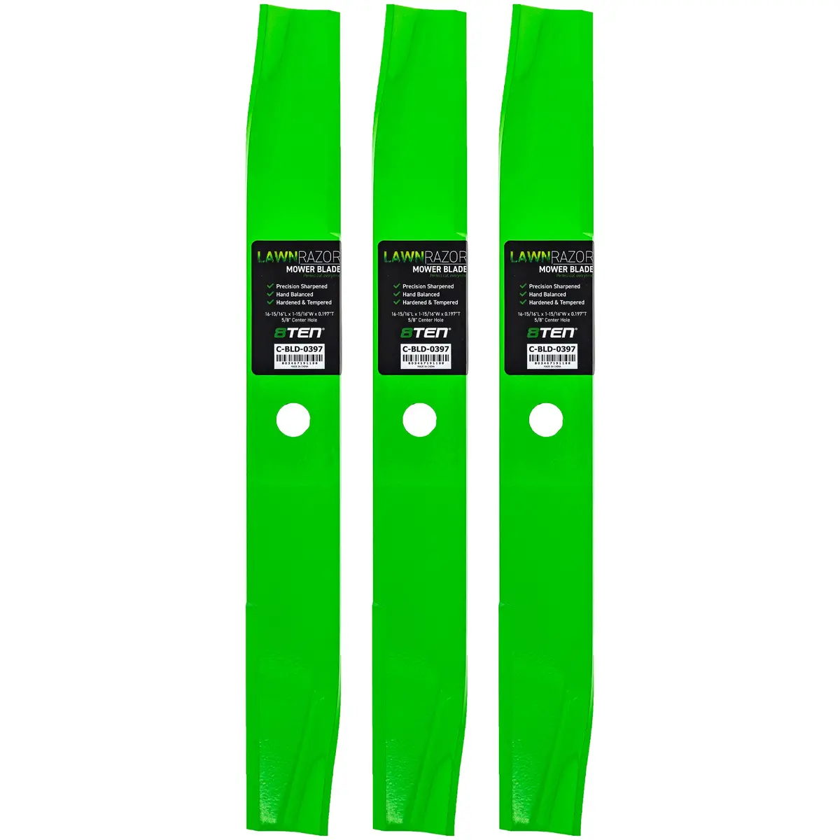 Lawnrazor High Lift Blade For Murray 042124 08816600 038883 091871E701 97-119 97-024 742-025019-4046 | 3-Pack 1