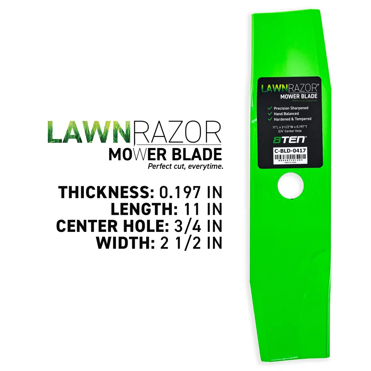 Lawnrazor High Lift Blade For Cub Cadet Ih-490471-R2 Ih-490471-R1 759-3848 | 3-Pack 2