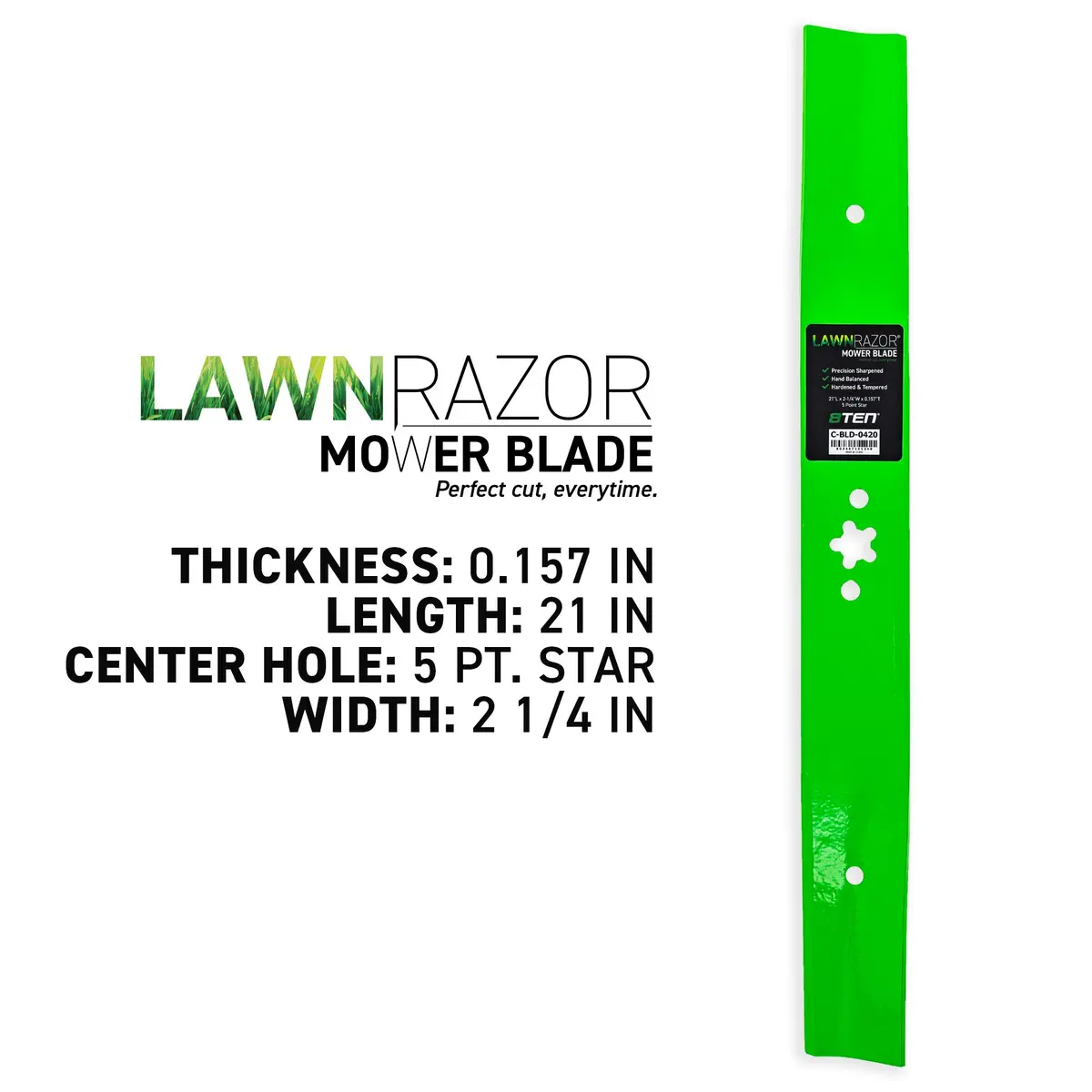 Lawnrazor High Lift Blade For Husqvarna Redmax Poulan Pro 586859604 586859602 2
