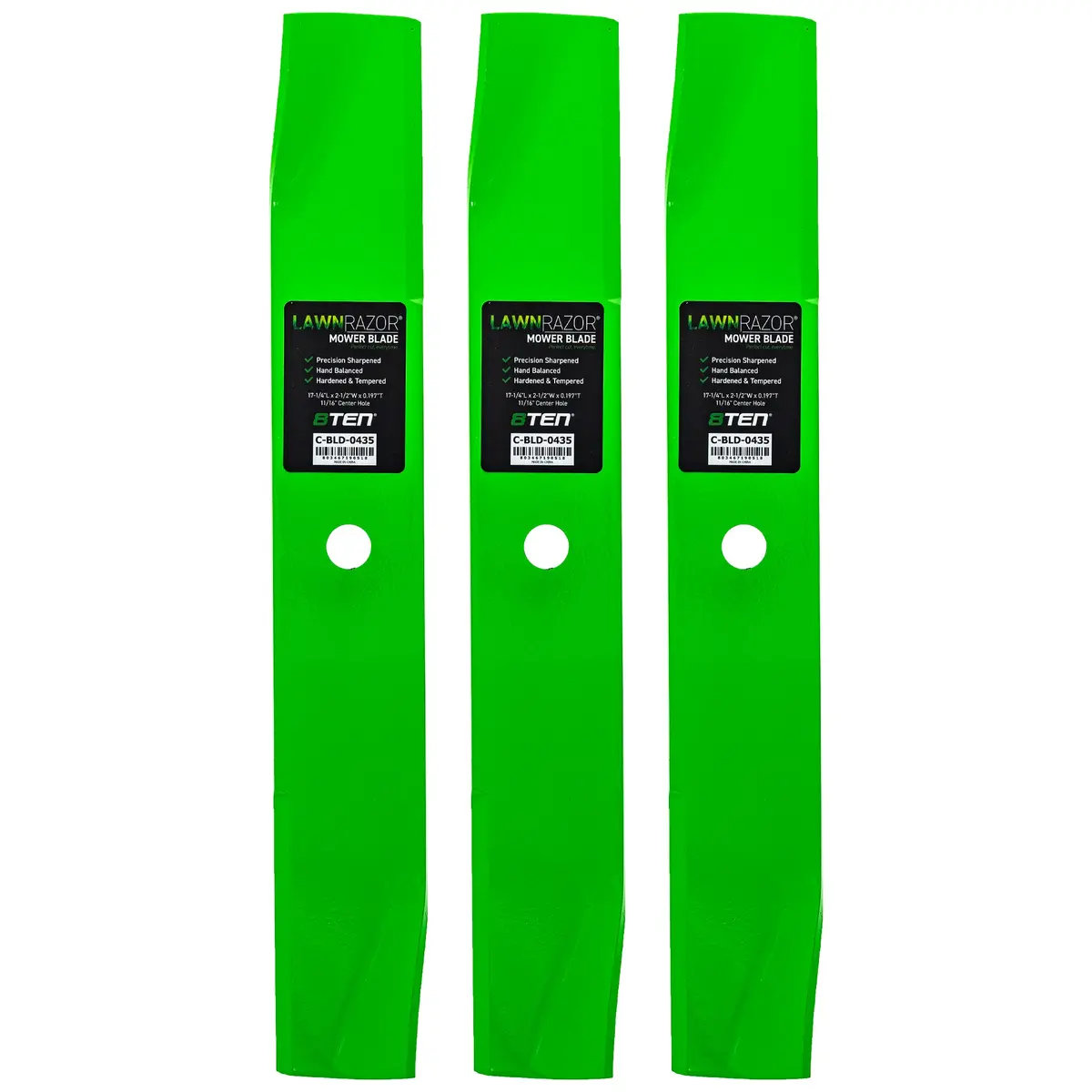 Lawnrazor Medium Lift Blade For John Deere M76461 Am106634 | 3-Pack 1