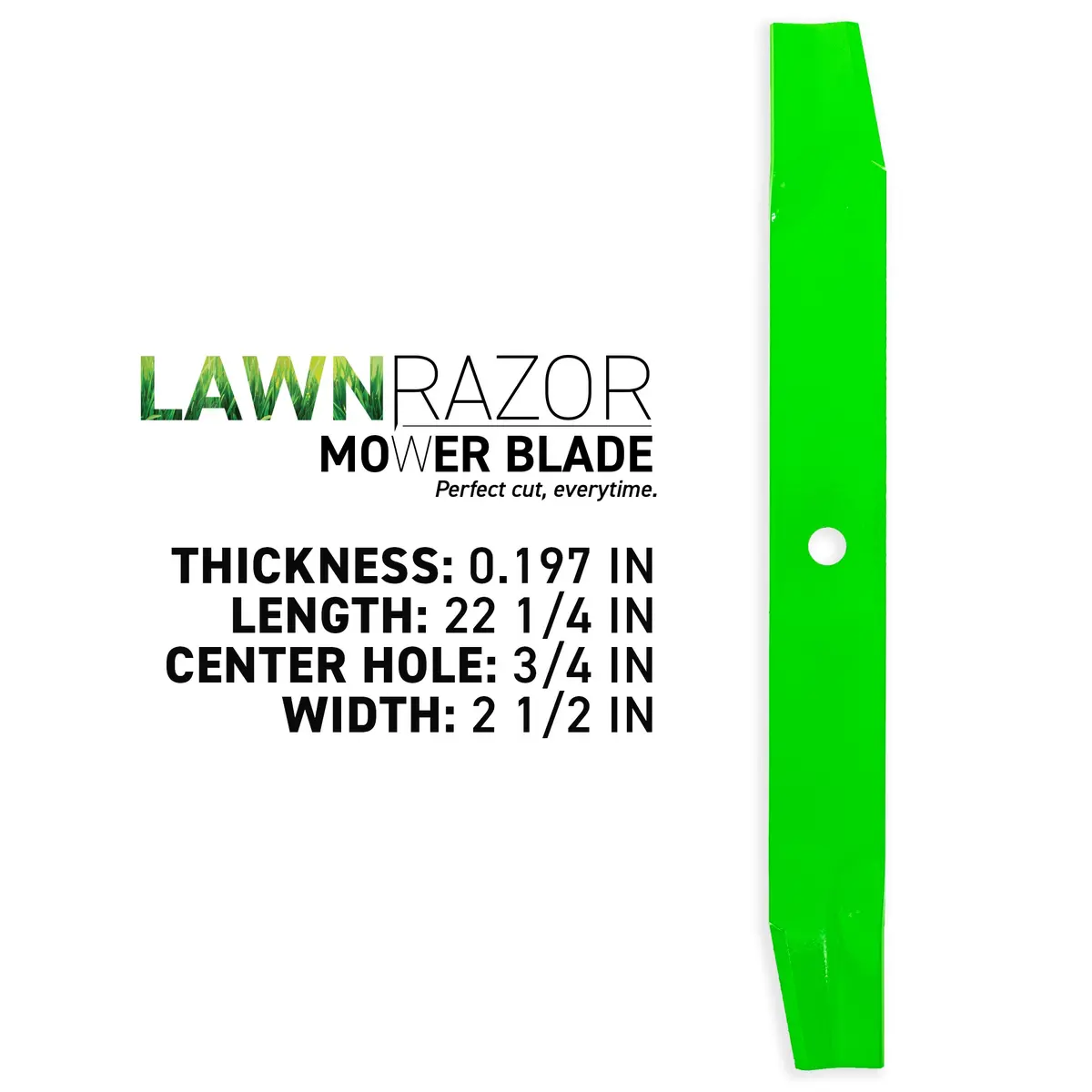 Lawnrazor High Lift Blade For Cub Cadet International Harvester Ih-477597-R4 Ih-477597-R3 759-3843 | 3-Pack 2