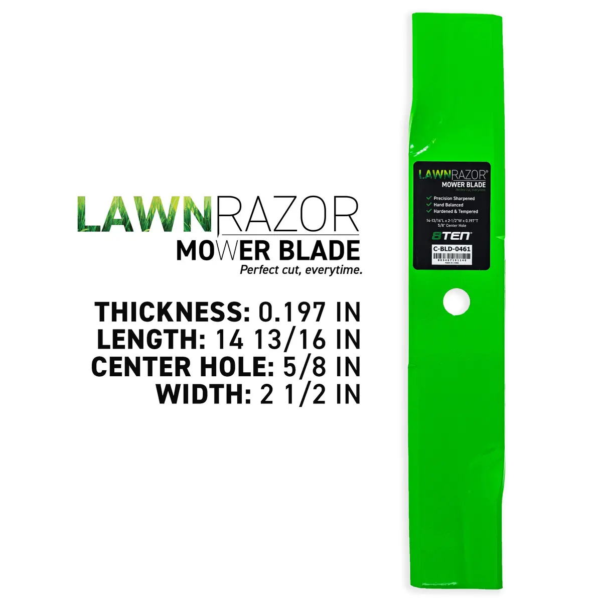 Lawnrazor Medium Lift Blade For Husqvarna Ferris 61827S 61827 539103274 5061827S 5061827 | 3-Pack 2