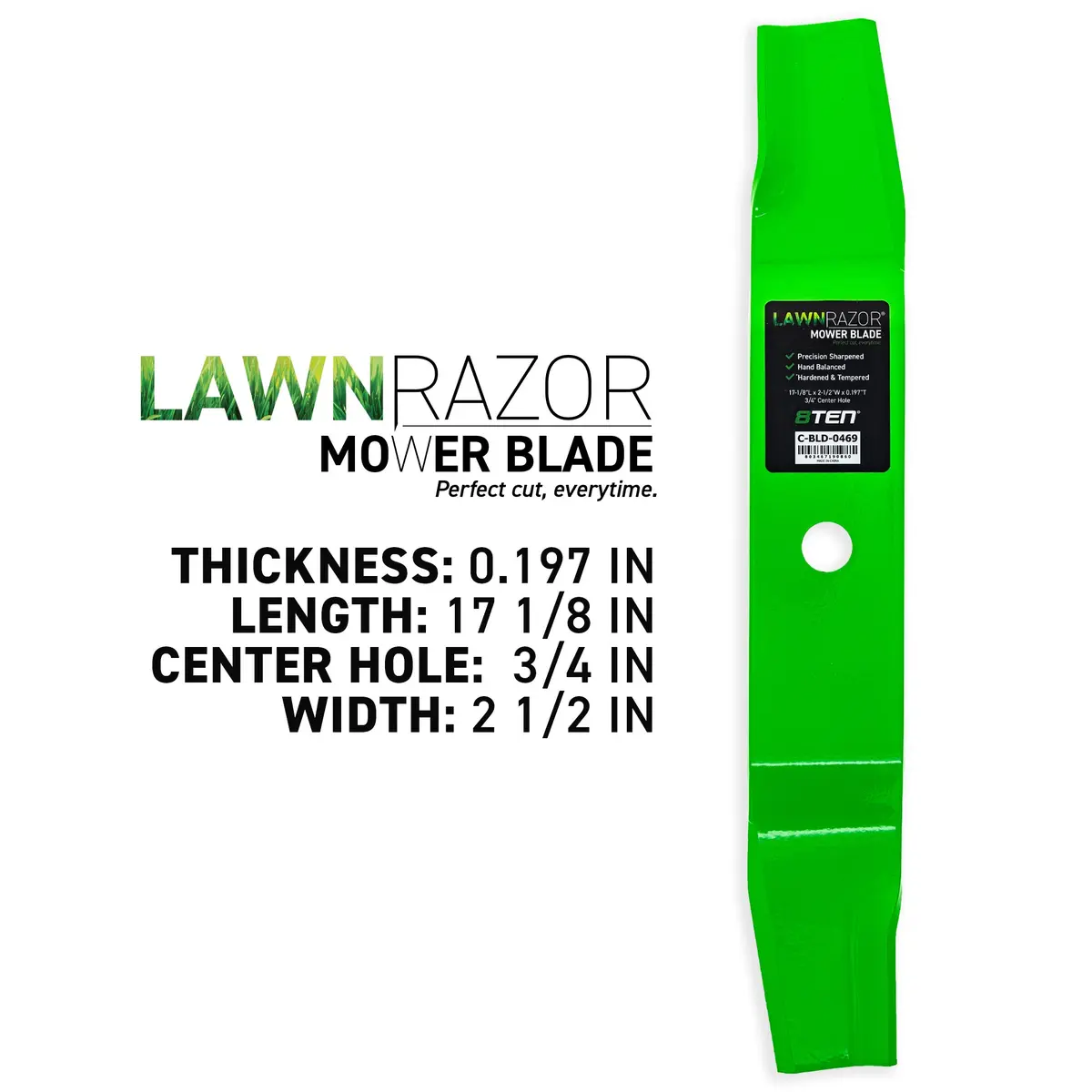 Lawnrazor High Lift Blade For Cub Cadet Ih-59705-C1 759-3813 742P3003 742-3003 | 3-Pack 2