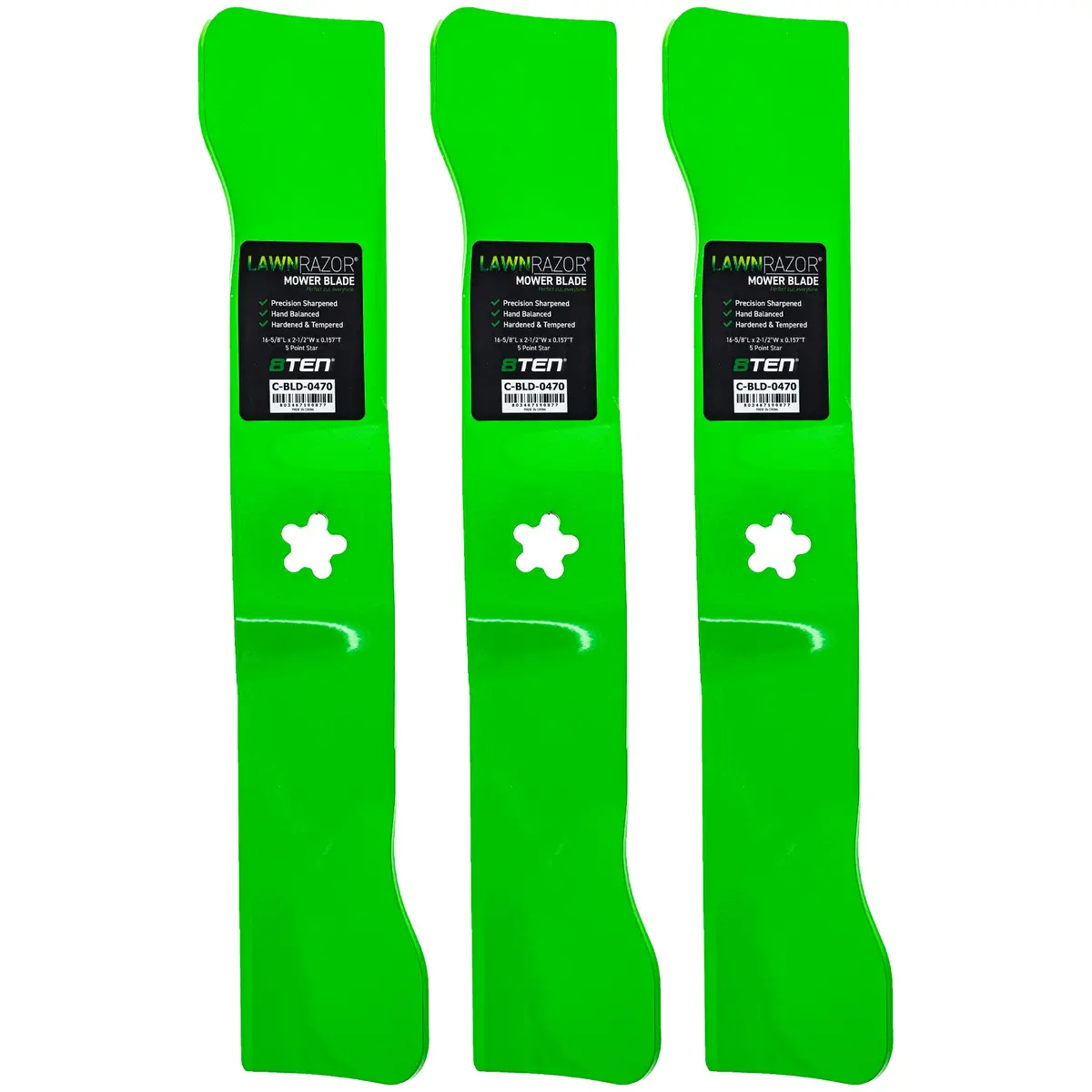 Lawnrazor High Lift Blade For Husqvarna Redmax Scag 588811002 | 3-Pack 1