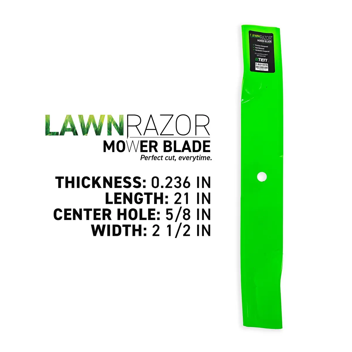 Lawnrazor High Lift Blade For Husqvarna Redmax 522829301 | 3-Pack 2