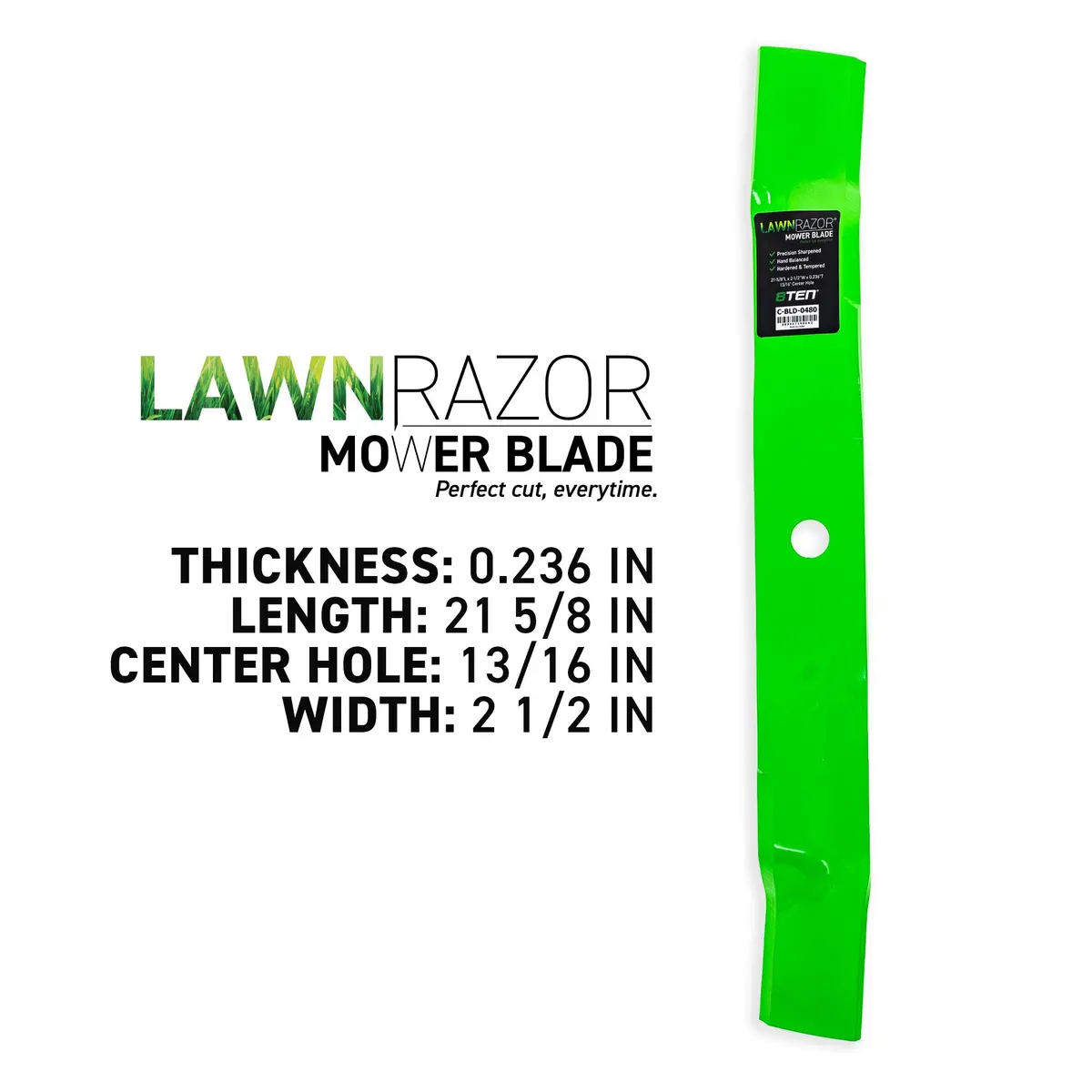 Lawnrazor Mulching Blade For John Deere M145719 | 3-Pack 2