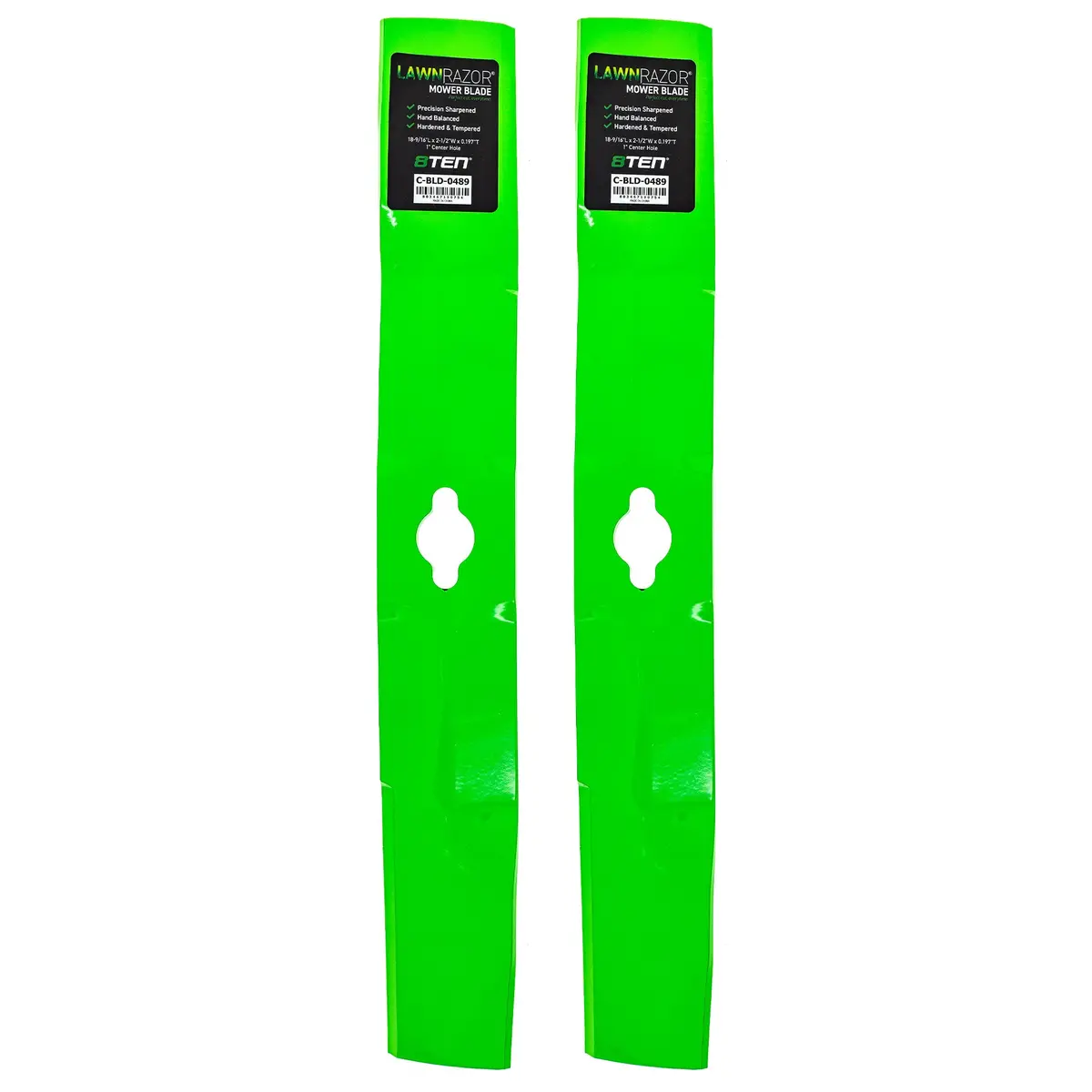 Lawnrazor Medium Lift Blade For John Deere M122455 | 2-Pack 1