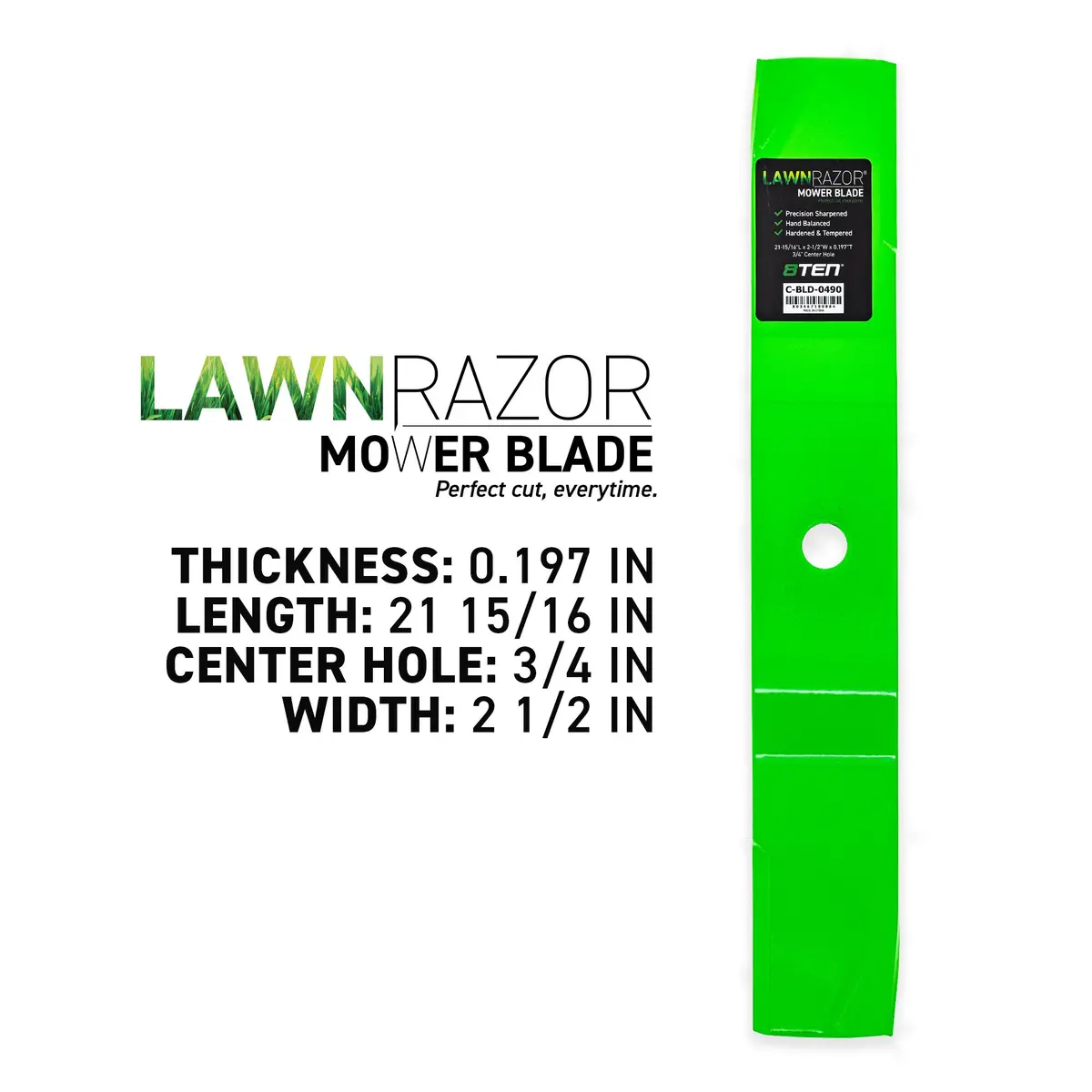 Lawnrazor Low Lift Blade For Ariens Gravely Everride 21085400 06401016 039568 03485500 03123759 | 3-Pack 2
