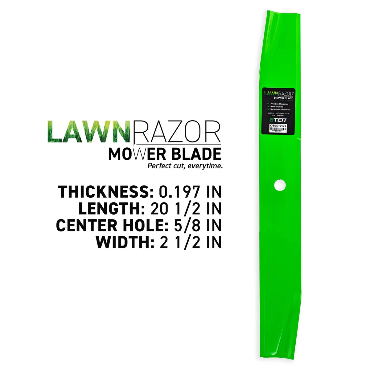 Lawnrazor High Lift Blade For Wheel Horse 112947 | 3-Pack 2