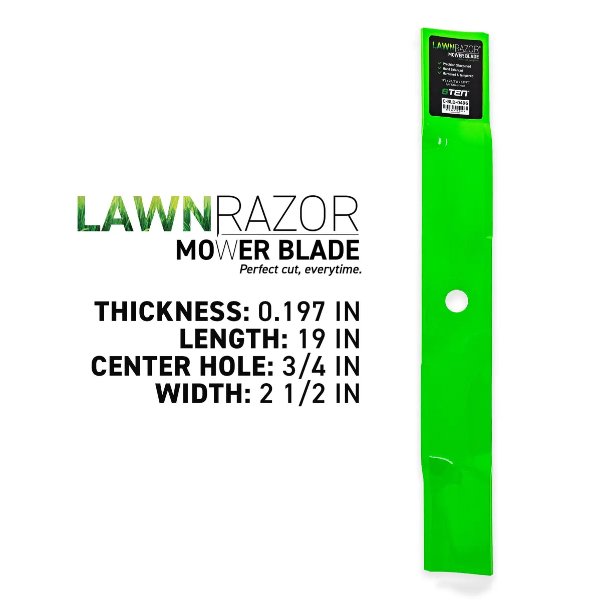 Lawnrazor Mulching Blade For Cub Cadet Craftsman Troy-Bilt 01005380-X 01005380P-X 01005380 | 3-Pack 2