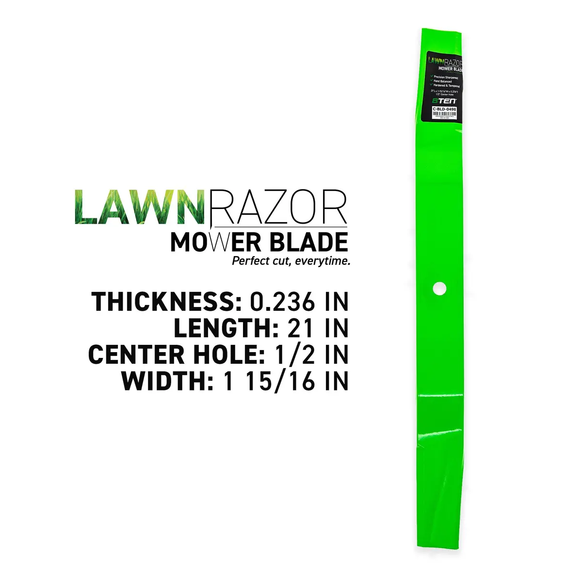 Lawnrazor High Lift Blade For Cub Cadet Ih-83614-C1 759P3411 759-3839 759-3411 | 3-Pack 2
