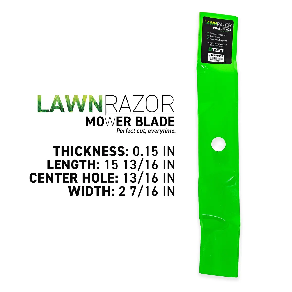 Lawnrazor Mulching Blade For John Deere M119799 | 3-Pack 2