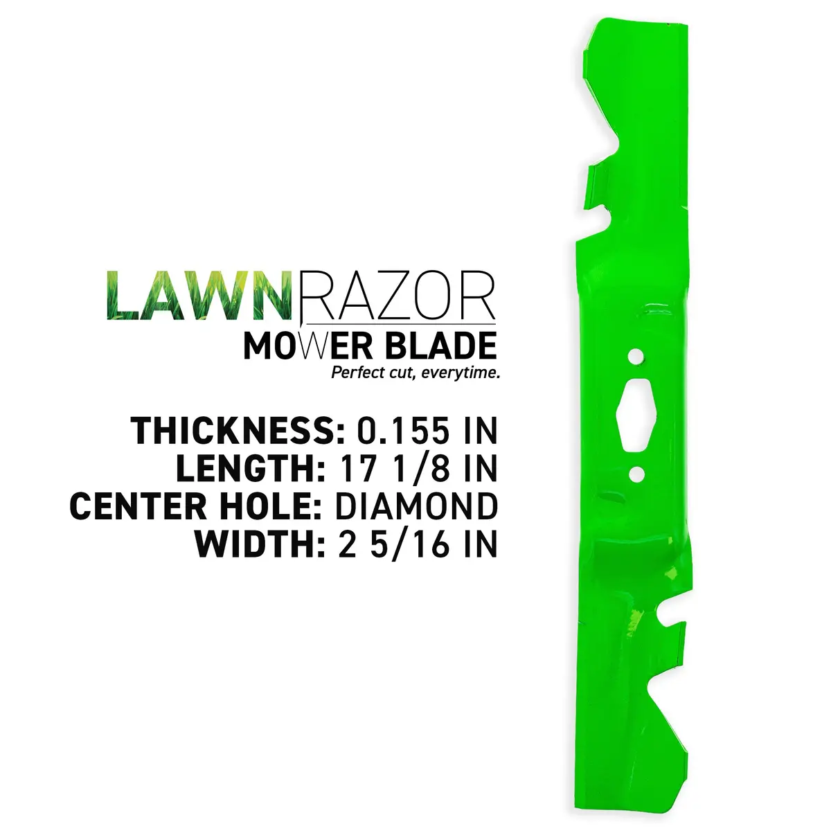 Lawnrazor Toothed Blade For Troy-Bilt Cub Cadet Craftsman Cmxgzam110204 742P05094-X 742-05512-X | 3-Pack 2