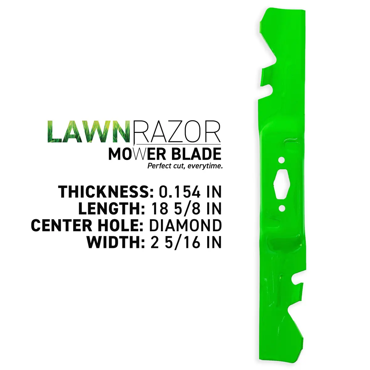 Lawnrazor Toothed Blade For Troy-Bilt Cub Cadet Craftsman Cmxgzam110205 742P05086-X 742-05530-X | 3-Pack 2