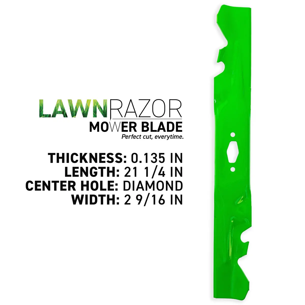 Lawnrazor Toothed Blade For Cub Cadet Troy-Bilt Craftsman Cmxgzam110202 742P05177a-X 742-05177A-X | 2-Pack 2
