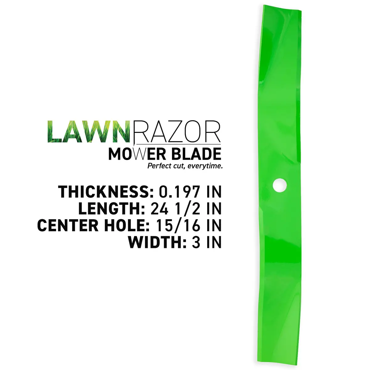 Lawnrazor High Lift Blade For Exmark 103-6383 103-6383-S | 3-Pack 2