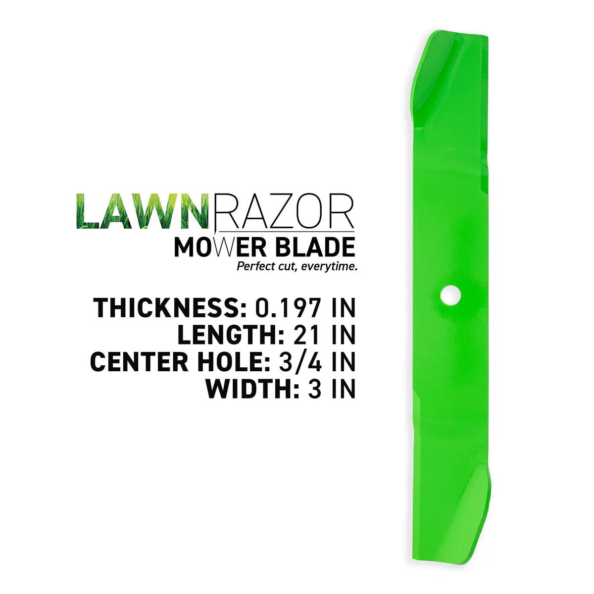 Lawnrazor Mulching Blade For Cub Cadet Dewalt Craftsman 02005019-X 02005019P-X 742-04415-X | 3-Pack 2