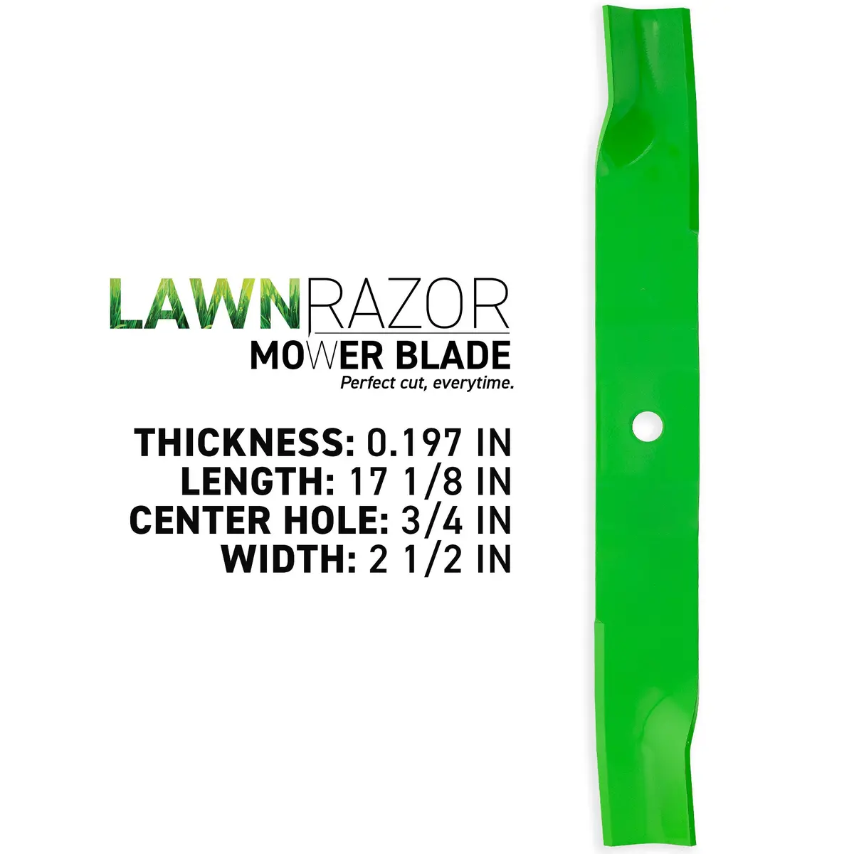 Lawnrazor High Lift Blade For Gravely Ariens 09659100 | 3-Pack 2
