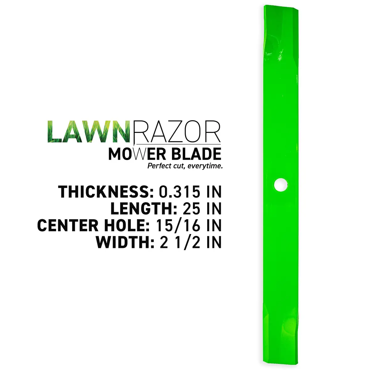 Lawnrazor Medium Lift Blade For John Deere Scag Epc201693 | 3-Pack 2
