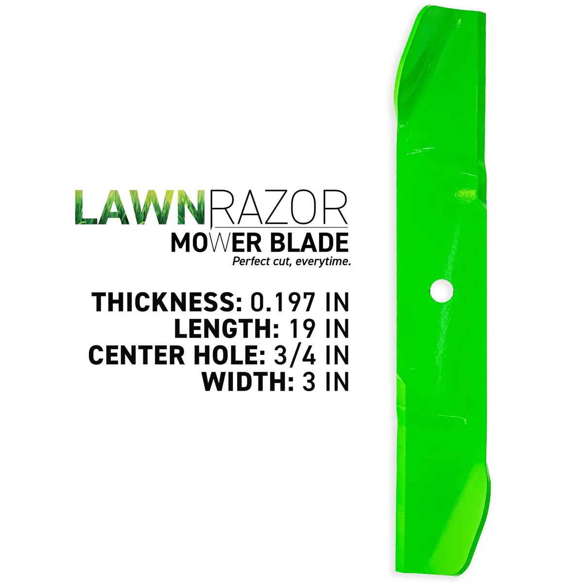 Lawnrazor Ultra High Lift Blade For Cub Cadet Dewalt Mtd 742P05533 742-05533 | 3-Pack 2