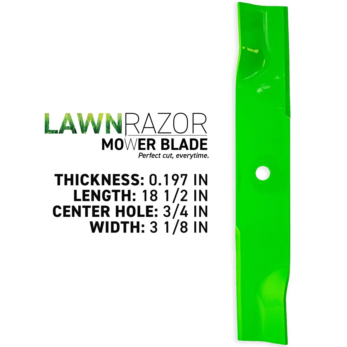 Lawnrazor High Lift Blade For Cub Cadet 942-05458 742-05458-5183 742-05458-0637 742-05458 | 2-Pack 2