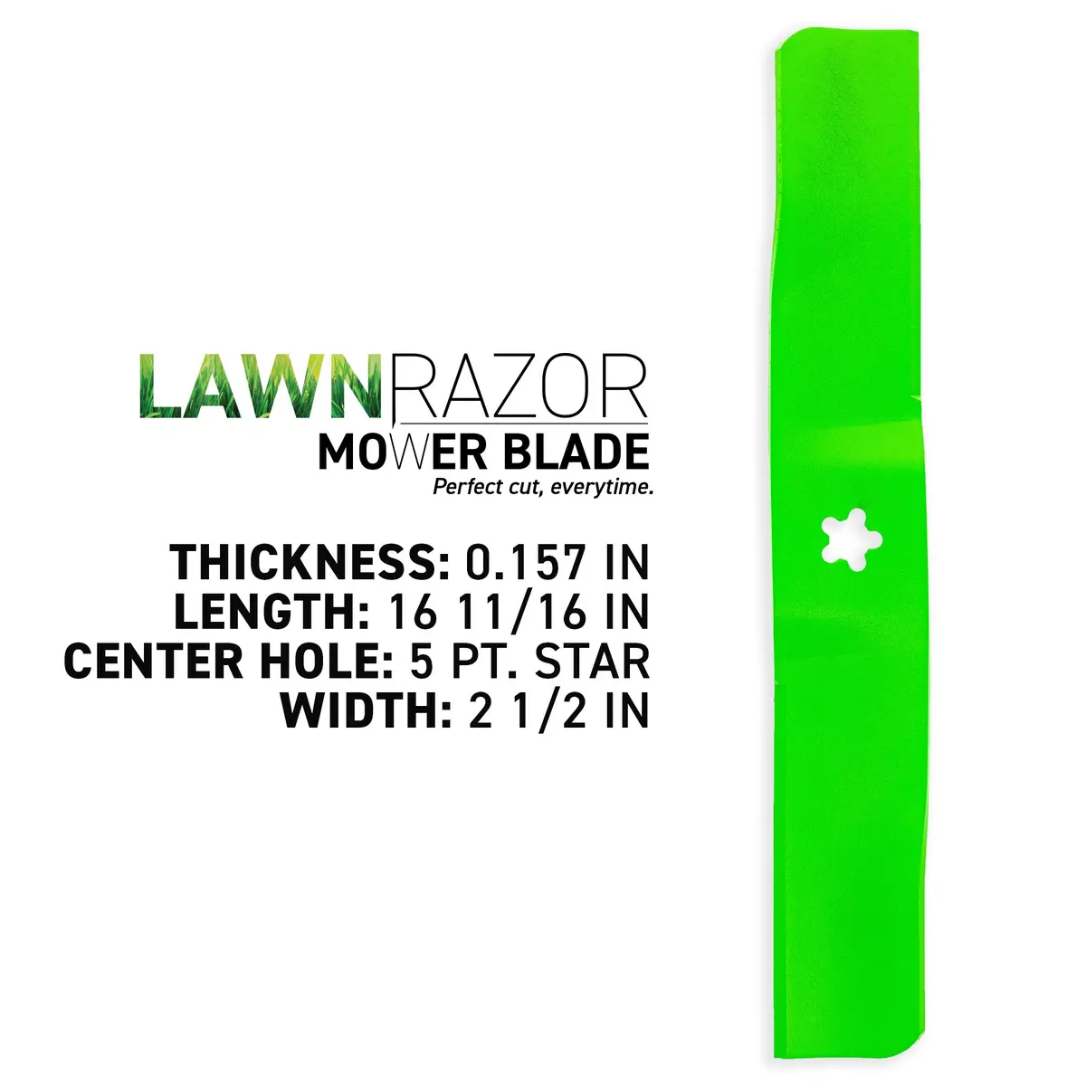 Lawnrazor Blade For Husqvarna Mz48 Z448 588811102 48-Inch Mulching 3 Pack 2